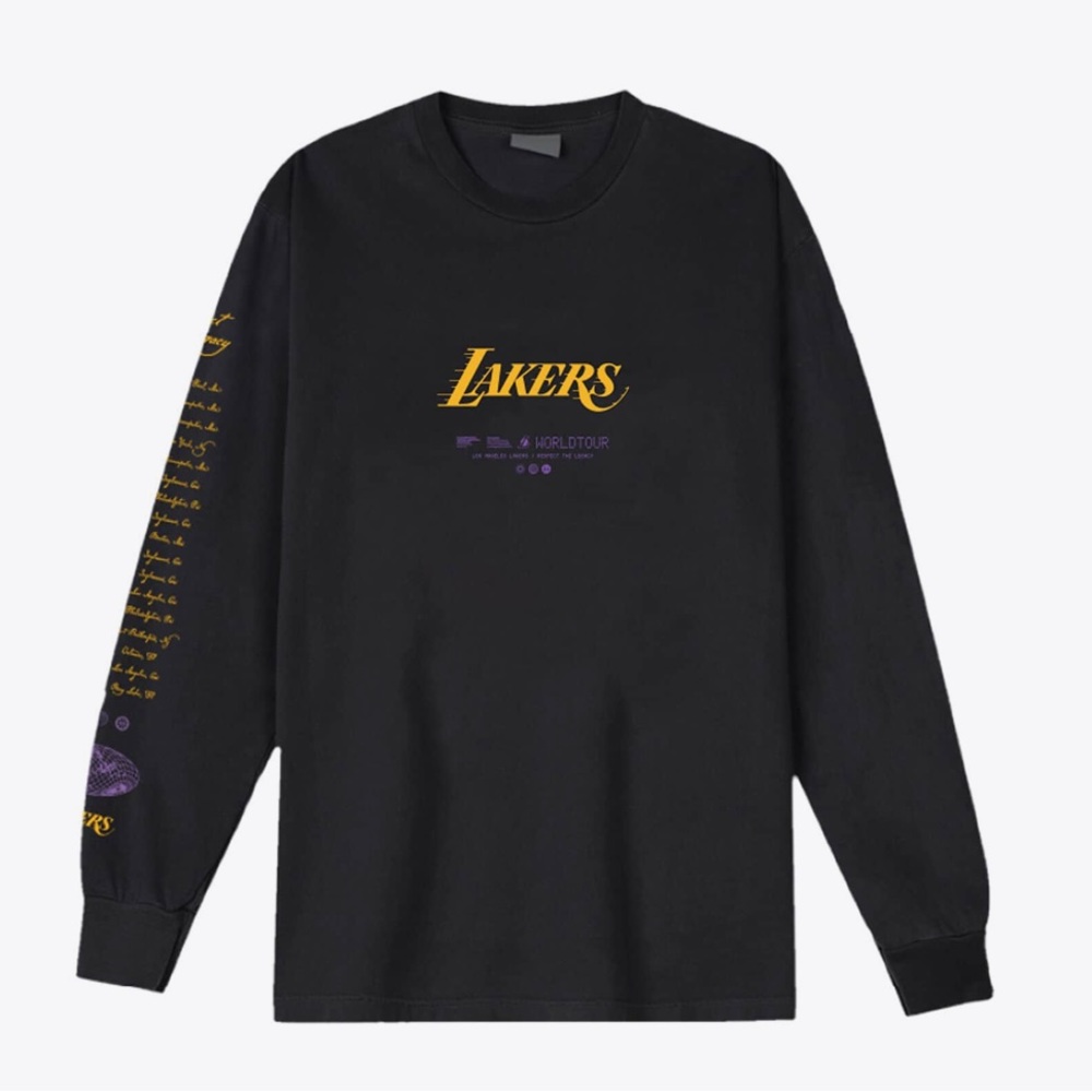 M&N x BR World Tour Long Sleeve Los Angeles Lakers
